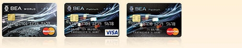 BEA World MasterCard and Bea PLATINUM Card
