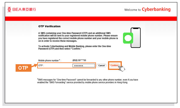 Cyberbanking (MPF/ORSO) Step 4