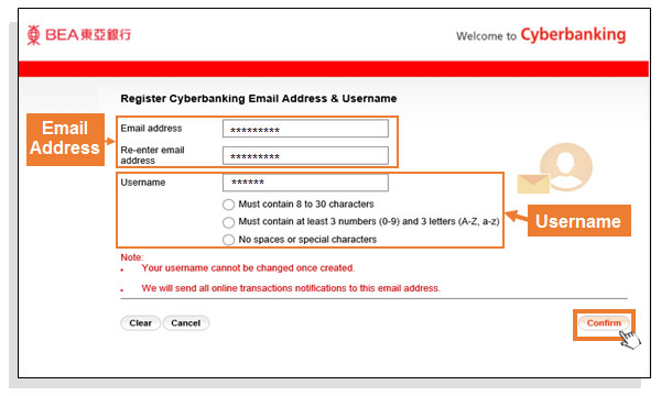 Cyberbanking (MPF/ORSO) Step 5