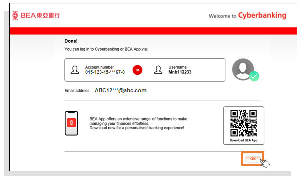 Cyberbanking (MPF/ORSO) Step 8