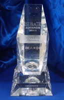 Award photo (Best Practice in Technology Innovation Award 2011)