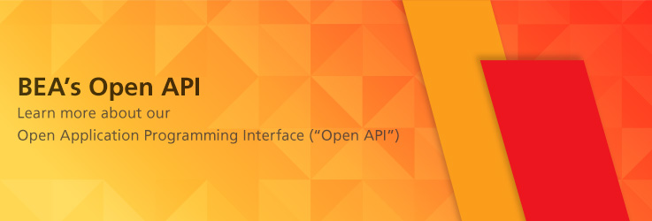  BEA’s Open API