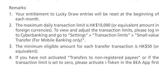 Pay & Transfer Lucky Draw