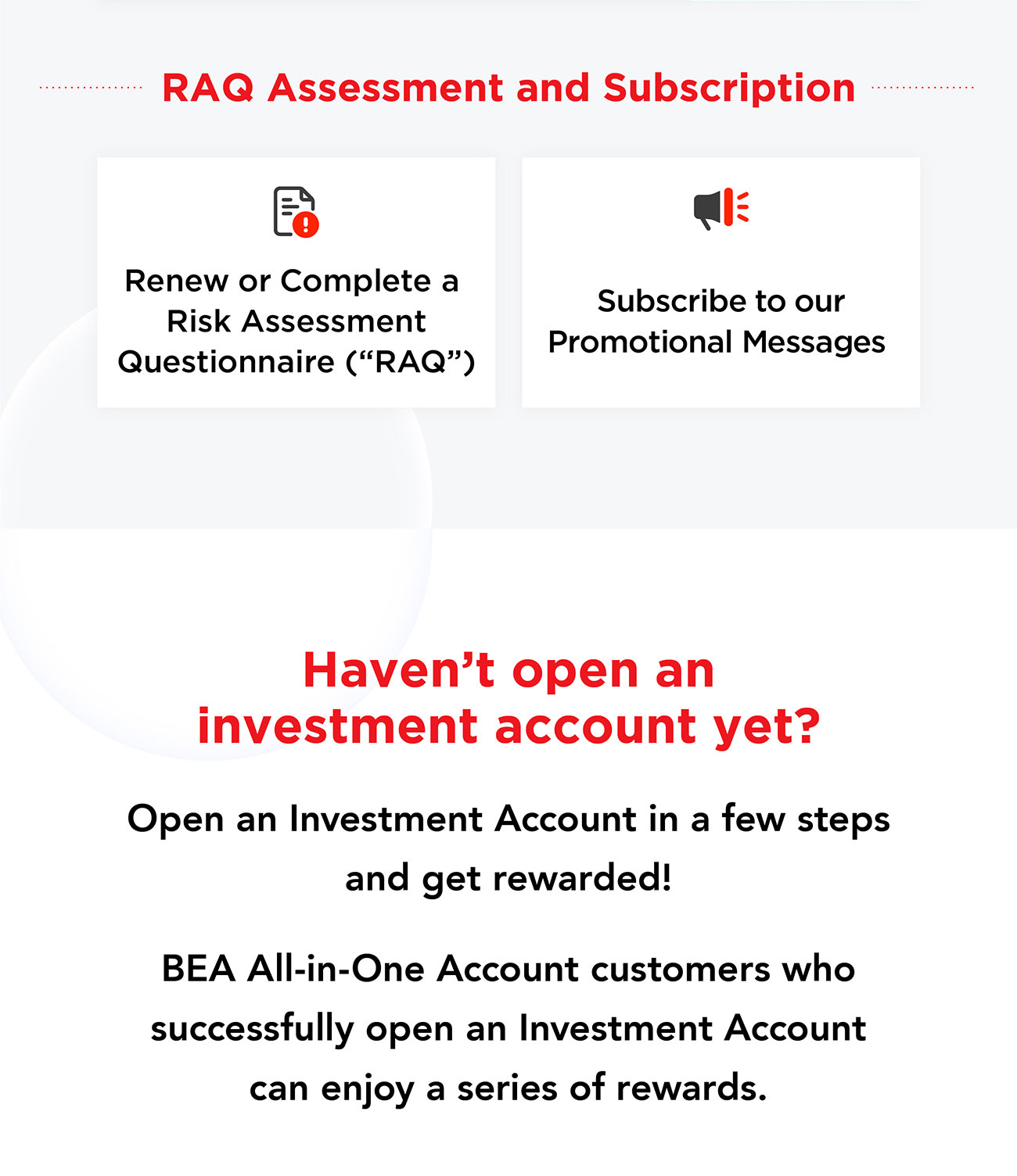 「Investment and Insurance」Lucky Draw
